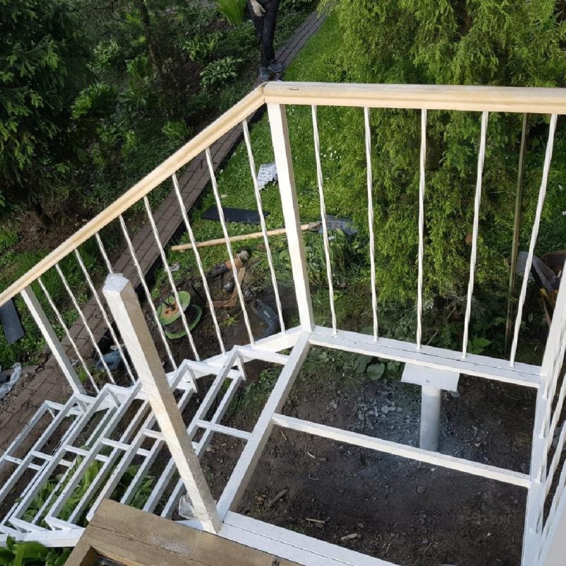 Лестница для беседки